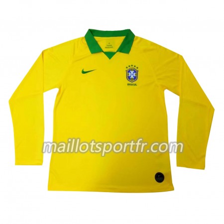 Maillot de Foot Brésil Domicile Copa América 2019 ML